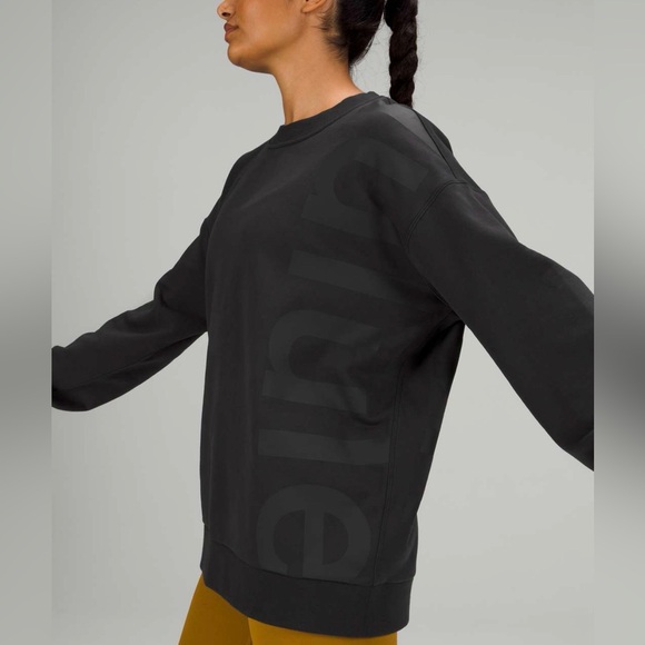 lululemon athletica Sweaters - LULULemon oversized spell out Crewneck Sweatshirt